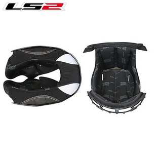 盔ff370内衬内ff396越野盔仔盔ls2棉mx436原装揭内胆头盔耳全面半