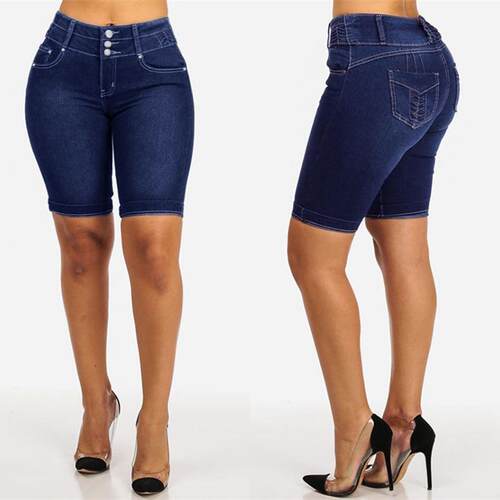 Women Printed Capri Pants Non Pockets Over Pattern Summer