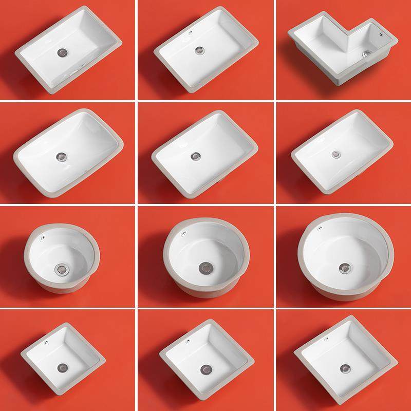 嵌入式方形圆形台下盆家用酒店公寓大小尺寸洗手盆阳台陶瓷洗脸盆,家装主材,台下盆,淘宝优惠券,粉丝福利购,淘宝优惠卷