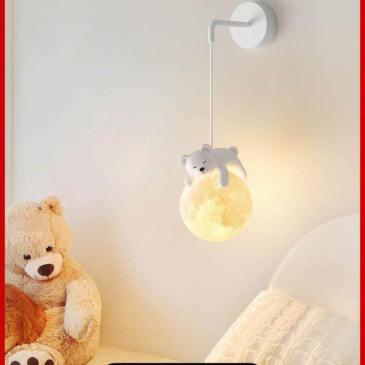 壁灯2025年新款楼梯灯背景墙壁灯挂灯男孩女孩儿童房灯床头灯卧室