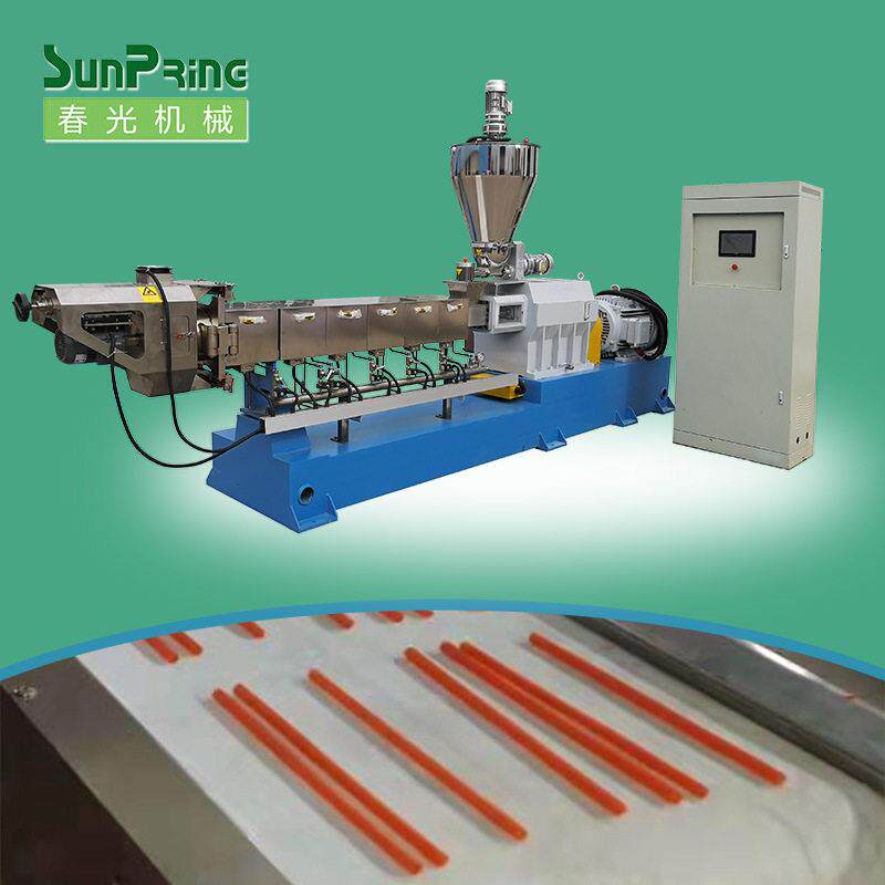 可降解淀粉吸管加工机械 环保大米吸管生产线 可降解大米吸管