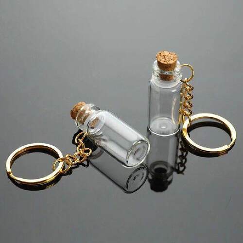 5pcs/lot 35x16mm Mini Glass Bottle Vial Tube Potion Perfume