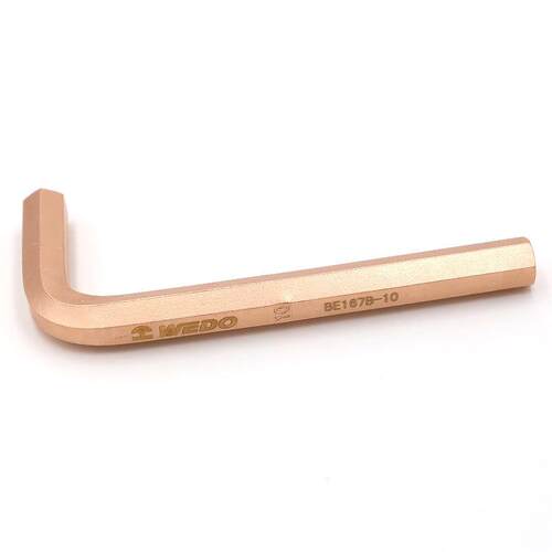 WEDO维度防爆内六角扳手铍青铜L扳手无磁无火花防爆工具BE167B