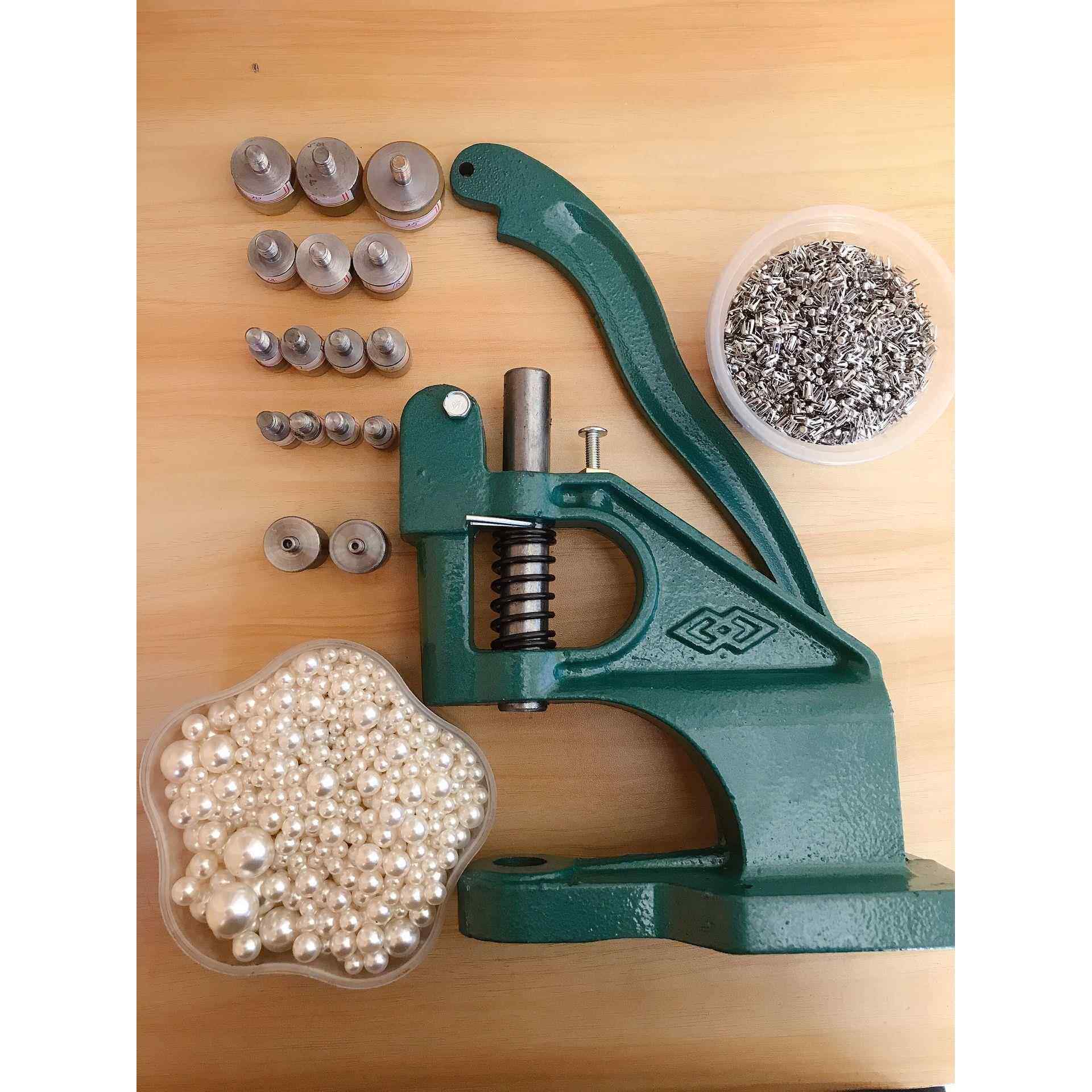 钉珠机DIY手工扣珠机圆珠四爪钉手压机钉珠机铆钉机包