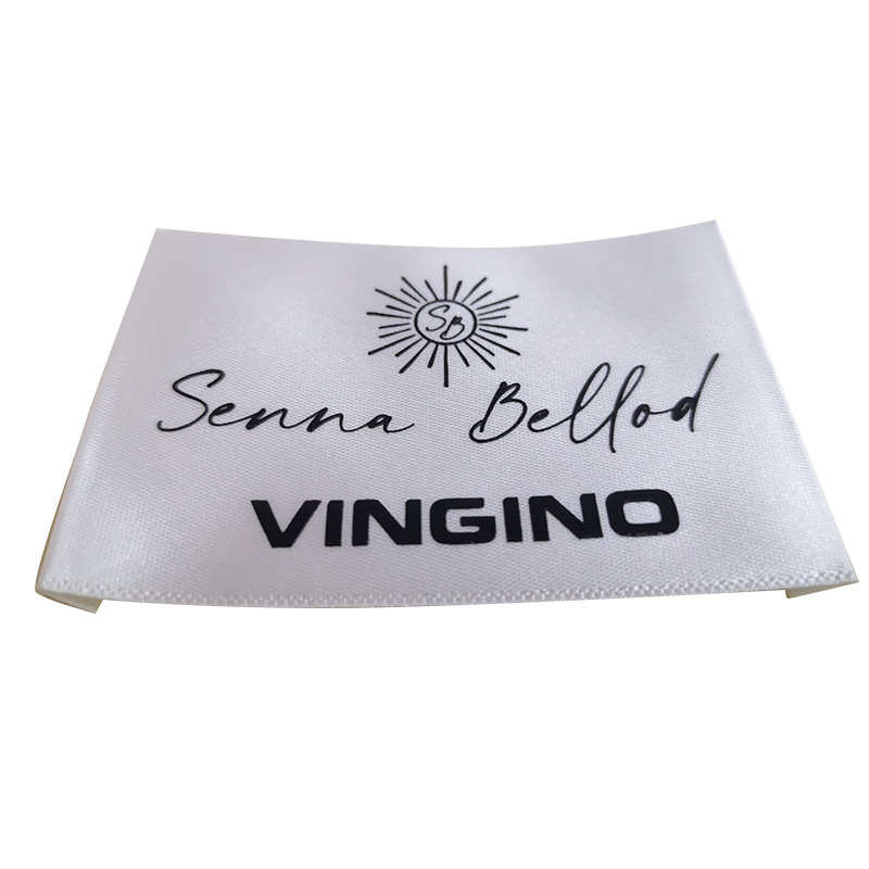 衣洗标签服装棉缎带织彩色领唛标logo布批发供应标水标姓名带唛标