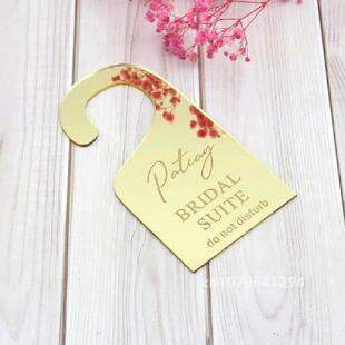 1Pcs Personalized Wedding Do Not Disturb Door Hangers