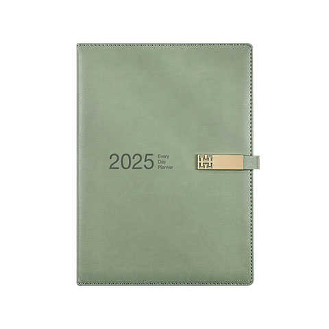 2025年日程本计划本A5每日工作打卡自律手帐小清新日历记事本定制