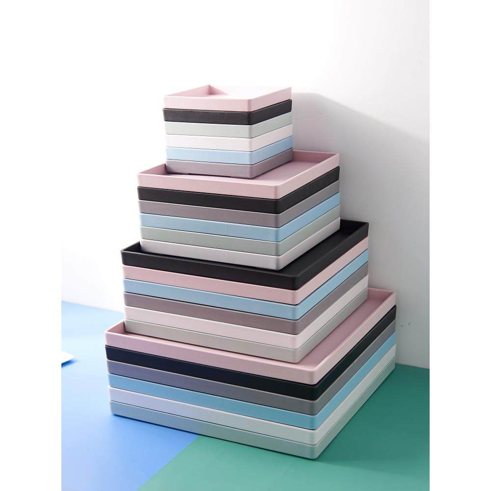 正方形托盘大号密胺塑料水杯茶盘方盘小四方形花盆沥水方形15*15,餐饮具,餐用托盘,淘宝优惠券,粉丝福利购,淘宝优惠卷