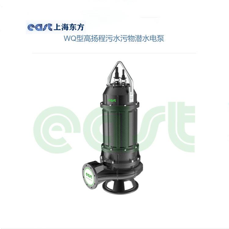 新款铸造WQ移动式排水泵 大流量原水提升泵 QW弯管连接 自耦 东方