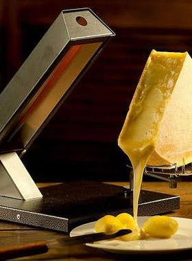 板烧芝士奶酪巧克力烧烤架加热器融化机raclette cheese夏克里特