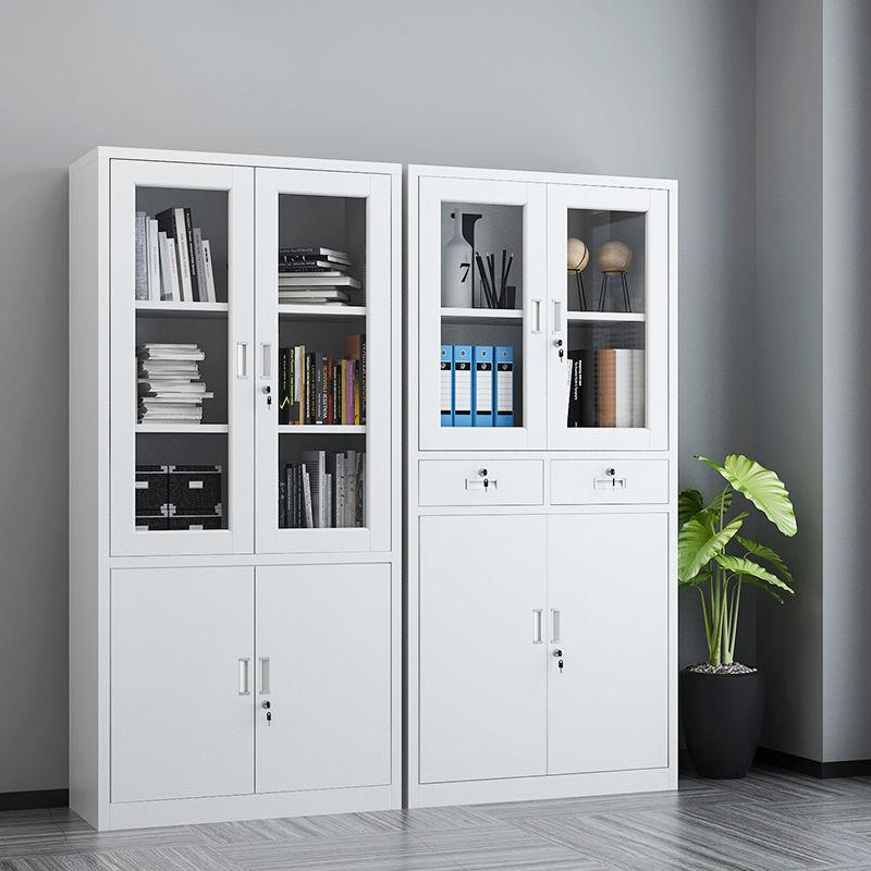 文件柜办公室铁皮柜钢制储物柜资料柜档案柜带锁五节凭证柜子