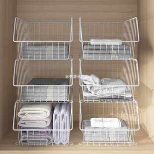 衣柜分层隔板下挂架房间卧室内置衣物收纳置物架衣橱柜子隔断