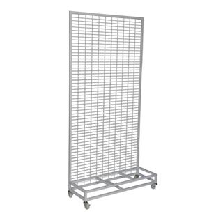 3X7CM格子网架金属商场商超货架挂袜子手套服饰展示架靠墙