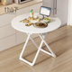 小桌子可折叠餐桌小户型简易圆桌出租屋户外便携摆摊结实方桌