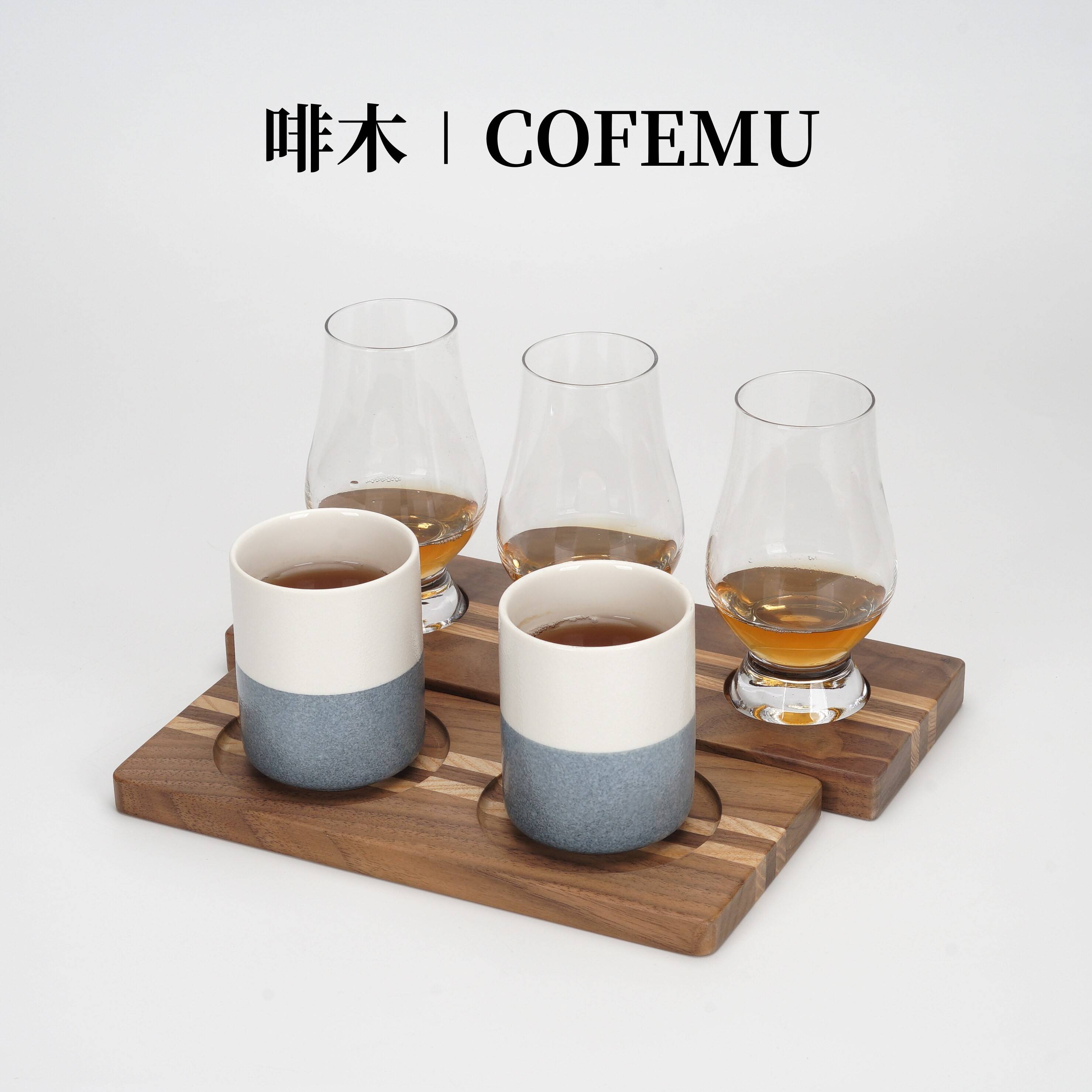 啡木实木咖啡杯垫商用多孔饮料红酒啤酒茶道威士忌杯托 托盘北欧