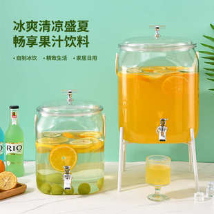 冰箱冷水桶带龙头饮料桶柠檬水果茶桶果汁罐可乐桶泡酒瓶容器批发