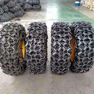 80装载机轮胎防滑链 29.5-25轮胎加厚保护链 大铲车轮胎防护链