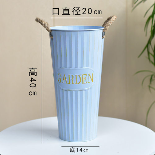 鲜花醒花桶专用塑料桶装创意神器家用桌面法式桶加厚插花复古花盆