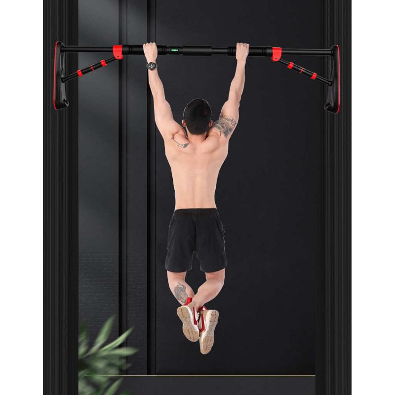 单杠家用室内健身门上吊杆拉伸吊环大人家庭引体向上器门框免打孔