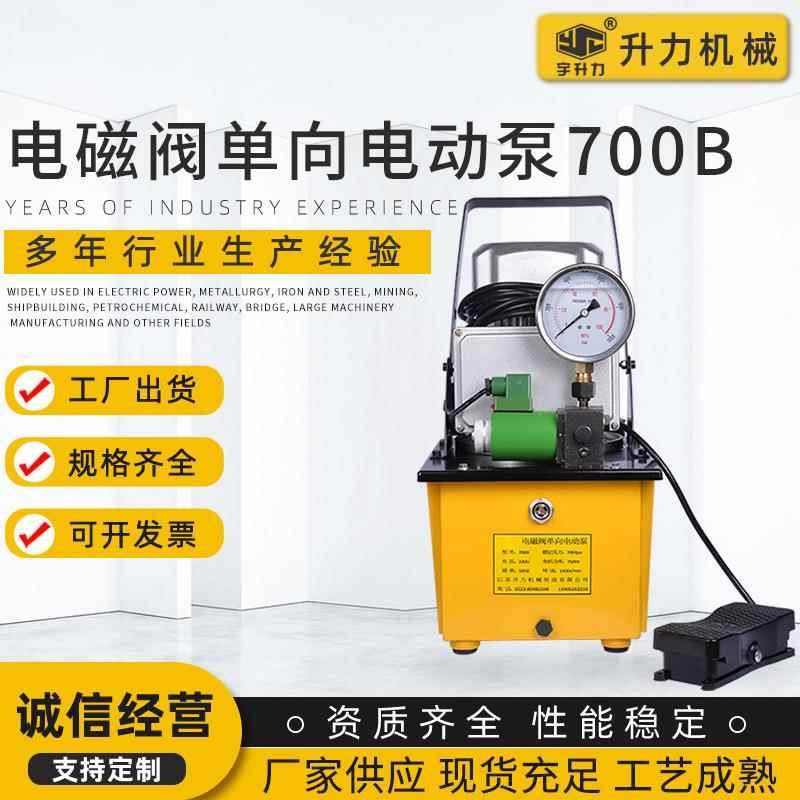 电磁阀单向电动泵700B 脚踩控制单向电动泵 高压电磁阀电动泵