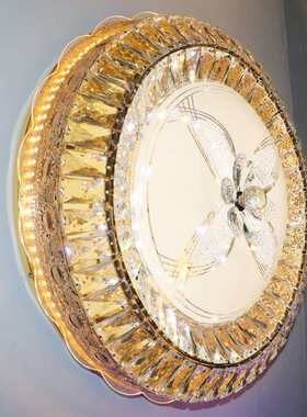 500MM水晶吸顶卧室灯 欧式灯金色水晶灯 ceiling lamp 量大从优