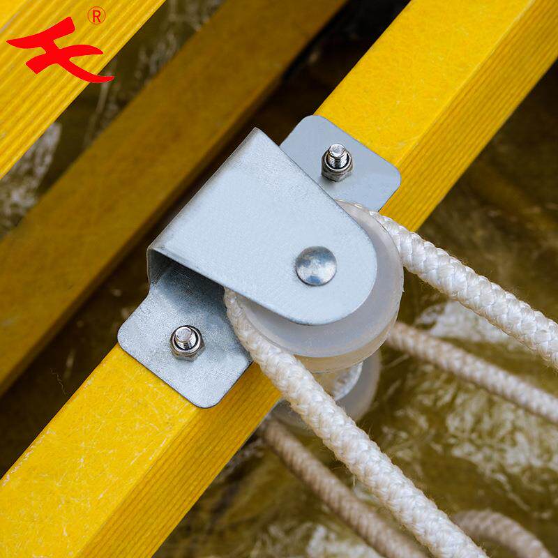 厂家直销新款玻璃钢双面伸缩梯A字绝缘梯升降梯子耐压220KV