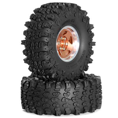 RS红蜘蛛 1/10 AXIAL SCX10 三代 易控4017瑞泰猴子轮胎+轮毂R226