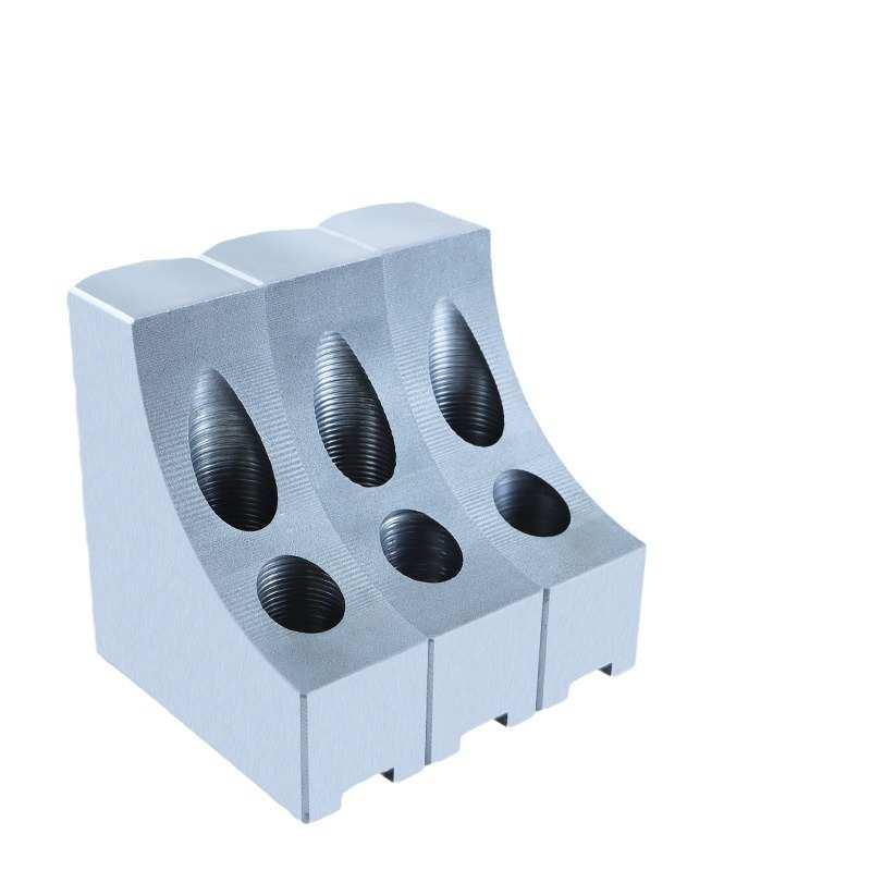 弧形加长6非标型8机爪软寸三寸油压液压10加高l爪卡盘爪数控卡寸