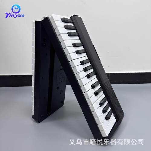 喑悦折式叠钢琴练61键便携入门练EQJ键盘智能家习用习折叠电子琴