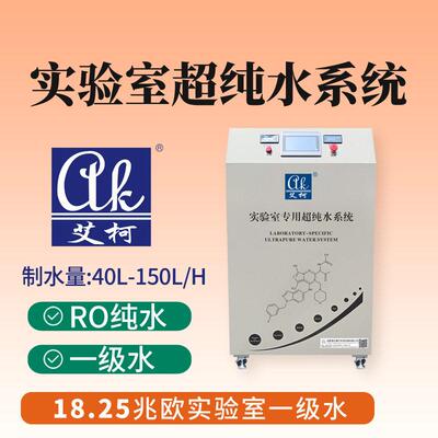 艾柯集成电路设备 80L/H 超纯水机三级水可靠性分析实验室设备