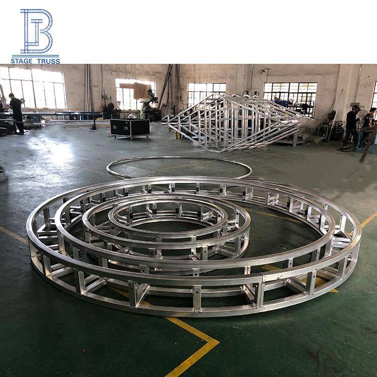 厂家舞台设备零售铝合金圆架旋转灯架Truss架展示展示