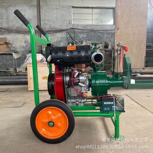 柴油机双吸泵工业大型抽水泵 小型电启动自吸抗洪抽水泵 汽油机拖