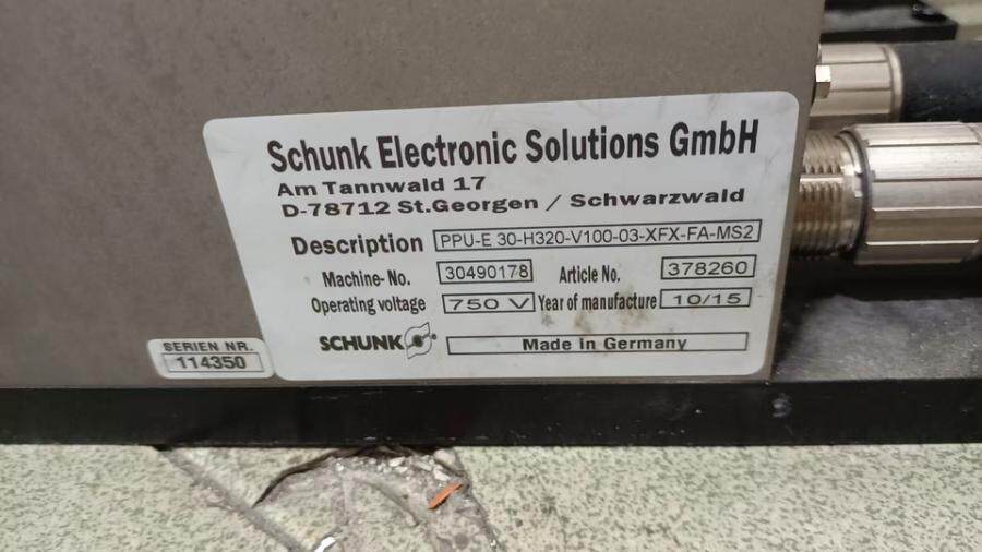 3月25日深圳处置雄克SCHUNK机械手PPU-E线性取放单元一批（合计8台）（广东深圳）网络拍卖公告