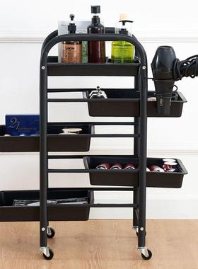 发移动架推车发廊层工染NHG具车五杠车理店手推车美发工具柜发热