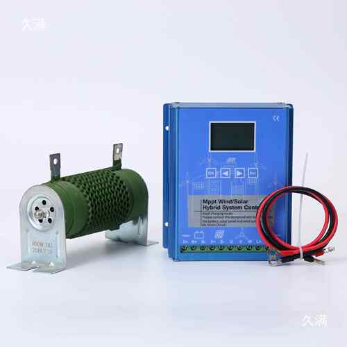 风光互补MPPT升压制器置卸荷电阻1控2V4Vthfgfgsd识别外系2统600W