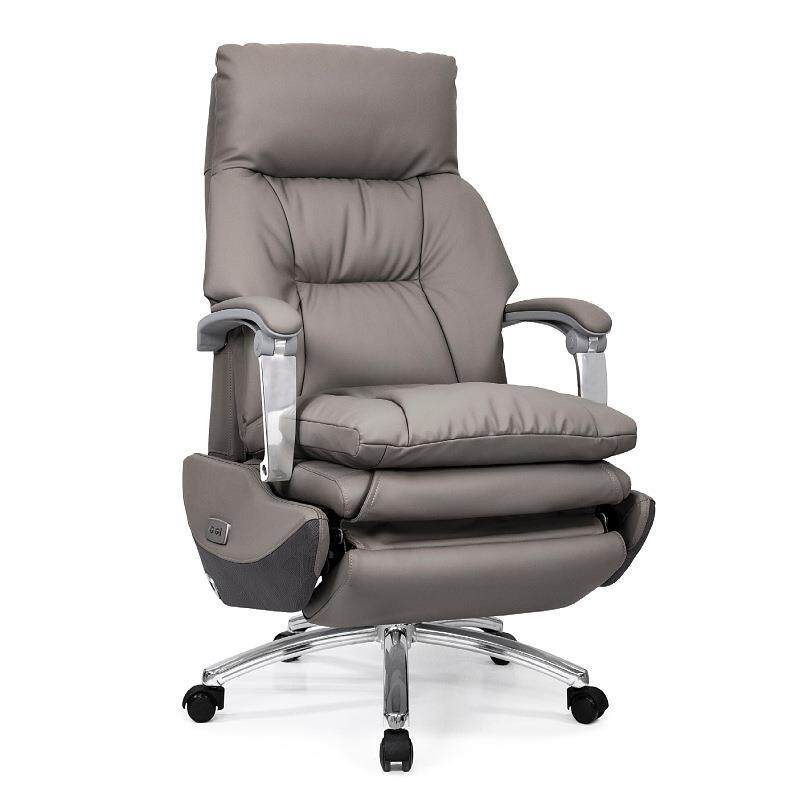 头层牛皮电动午休可躺大班座椅舒适久坐旋转商务总裁按摩老板椅
