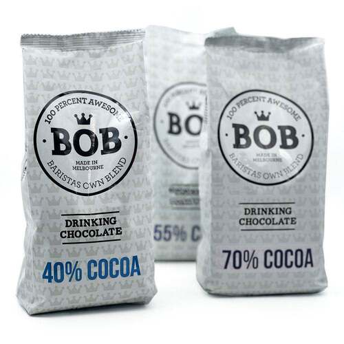 芙华丝鲍勃BOB巧克力粉可可粉70%冲饮热巧克力饮品咖啡拿铁澳洲