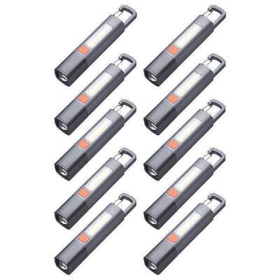 10Pcs Super Bright LED Flashlight Outdoor Camping Light