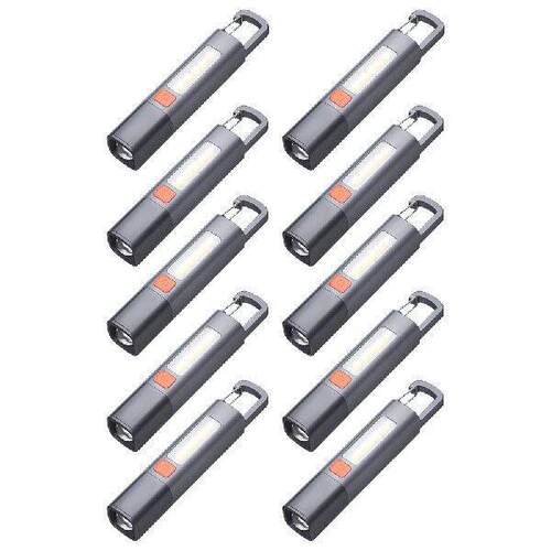 10Pcs Super Bright LED Flashlight Outdoor Camping Light