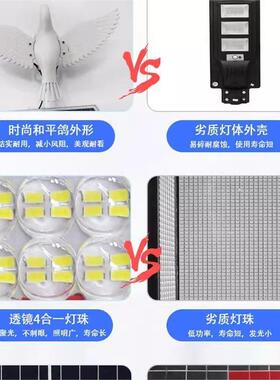 明工程款户外太TAH阳能政路灯家用道路照灯新农阳村市超亮太能灯l