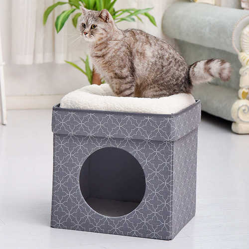 猫窝冬天保暖别墅猫笼封闭式四季通用宠物用品批发