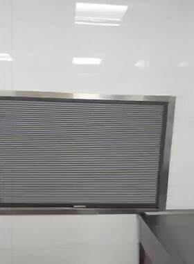 出餐口推拉窗上下拉折叠门饭厅隔断饭馆遮挡帘伸缩外送窗口拉门