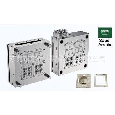 电源开关控制面板模具螺纹螺牙机器人模具塑胶注塑模具厂家