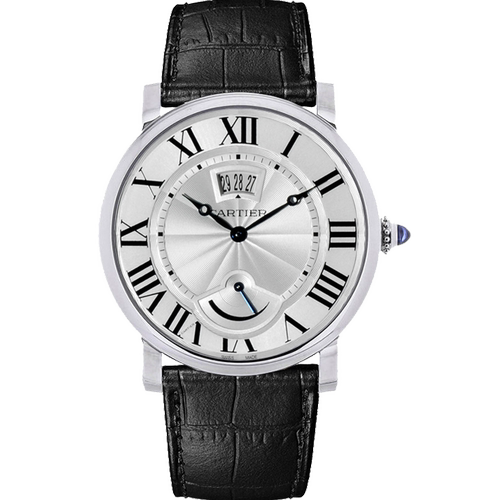 [9.8新]卡地亚精钢手动机械奢品手表 男表W1556369动储腕表