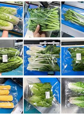 蔬菜叶菜自动卜包装机青包菜胡萝黄瓜装袋机茄葱子辣椒大枕式装机