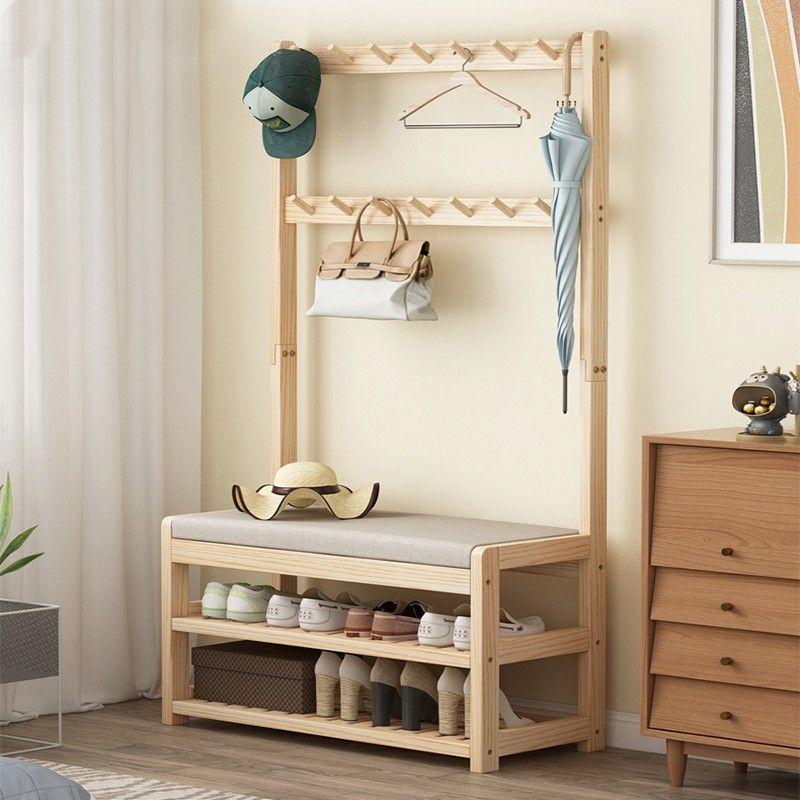 换鞋凳衣帽架衣架衣架入户鞋架