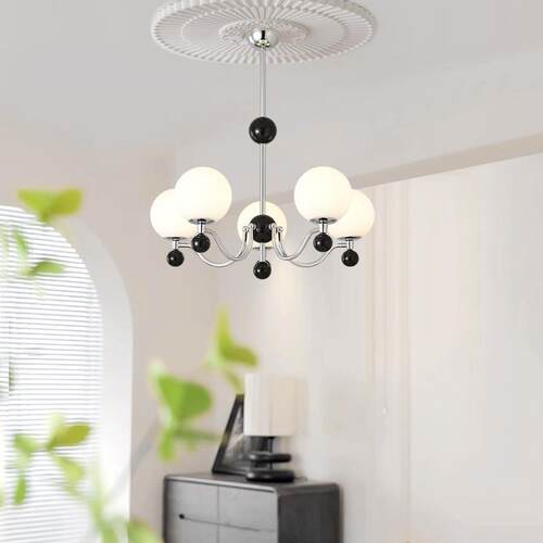 法式复古魔客厅厅包水瓶豆吊灯北欧现代简约餐卧室中古豪斯灯具大