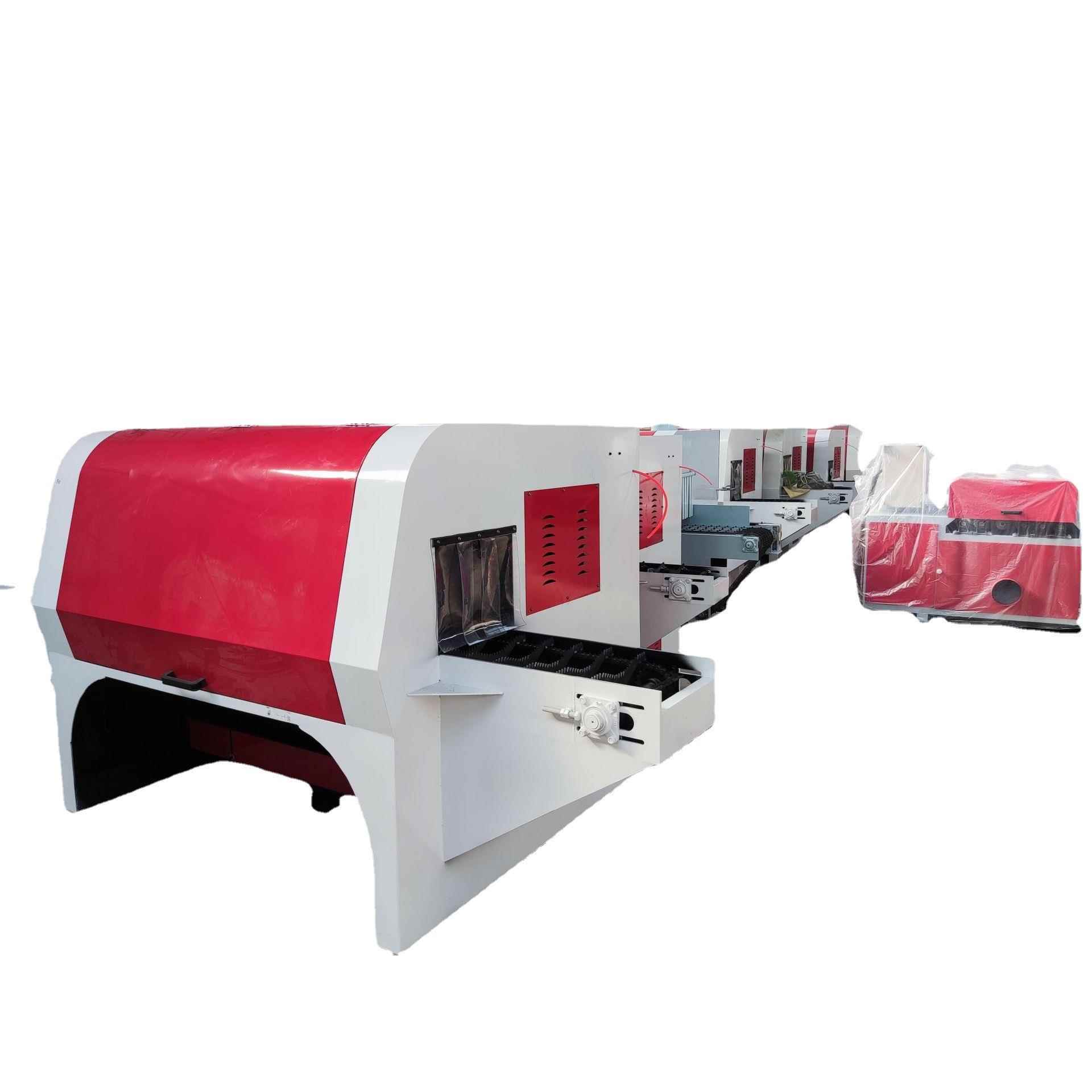 大圆型多片锯木30工械设备原木木方木多片锯开料机全自动木板机条