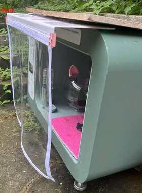 亚克力有机玻璃哈罗街猫防雨装修亚克力屋檐挡雨板猫雨棚猫屋防雨