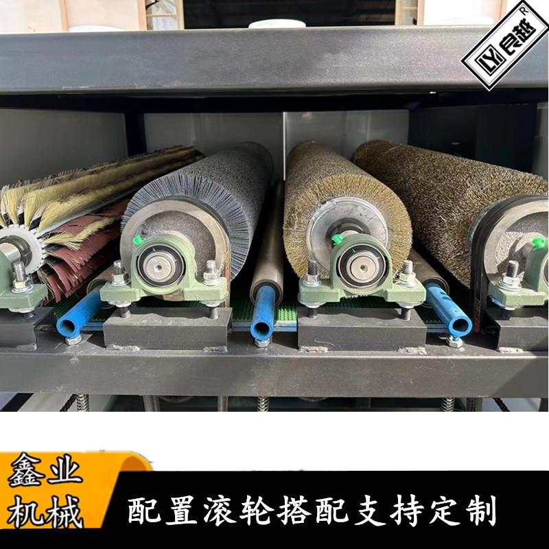 木工木纹拉丝机实木板贴皮板金属自动木筋浮雕木纹抛光拉丝一体机